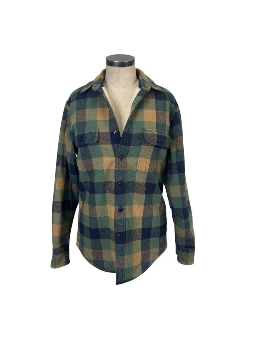 J Crew Sherpa Lined Flannel Shirt Jacket BI933